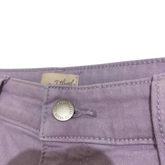 Universal Thread Ripped Distressed Purple Lavender High Rise Skinny Jeans - Picture 9 of 14